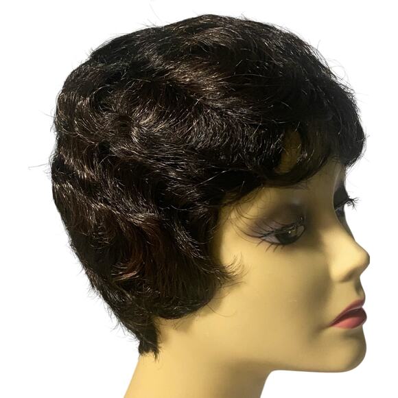 Finger Wave Modacrylic Maya Wig Vivica Fox Pure Stretch Cap FS1B/30 Hair NWT - Picture 10 of 13